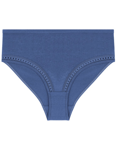 Figi - Majtki damskie figi z wysokim stanem bikini bawełniane 4-pak WIELOKOLOROWY - produkt 6