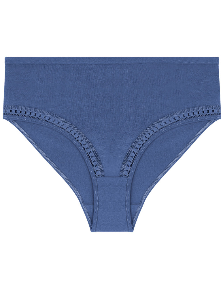 Figi - Majtki damskie figi z wysokim stanem bikini bawełniane 4-pak WIELOKOLOROWY - produkt moraj.pl 6