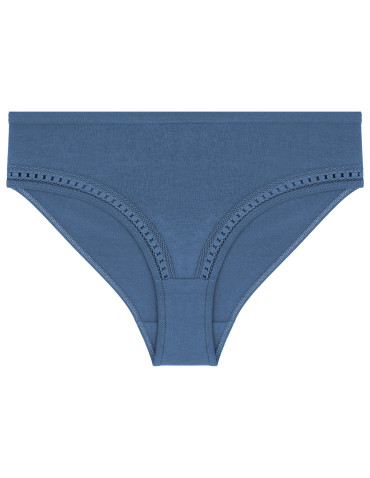 Figi - Majtki figi damskie klasyczne bikini bawełniane 4-pak WIELOKOLOROWY - produkt 6