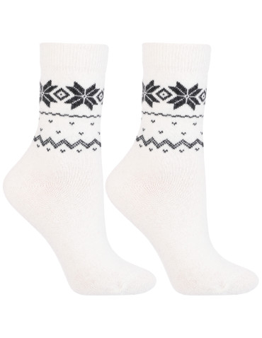 Damskie ciepłe skarpety z wzorem norweskim 3-pak  - produkt 2