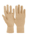 Rękawiczki damskie dzianinowe przejściowe BEŻOWY
