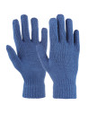 Rękawiczki damskie dzianinowe przejściowe GRANATOWY