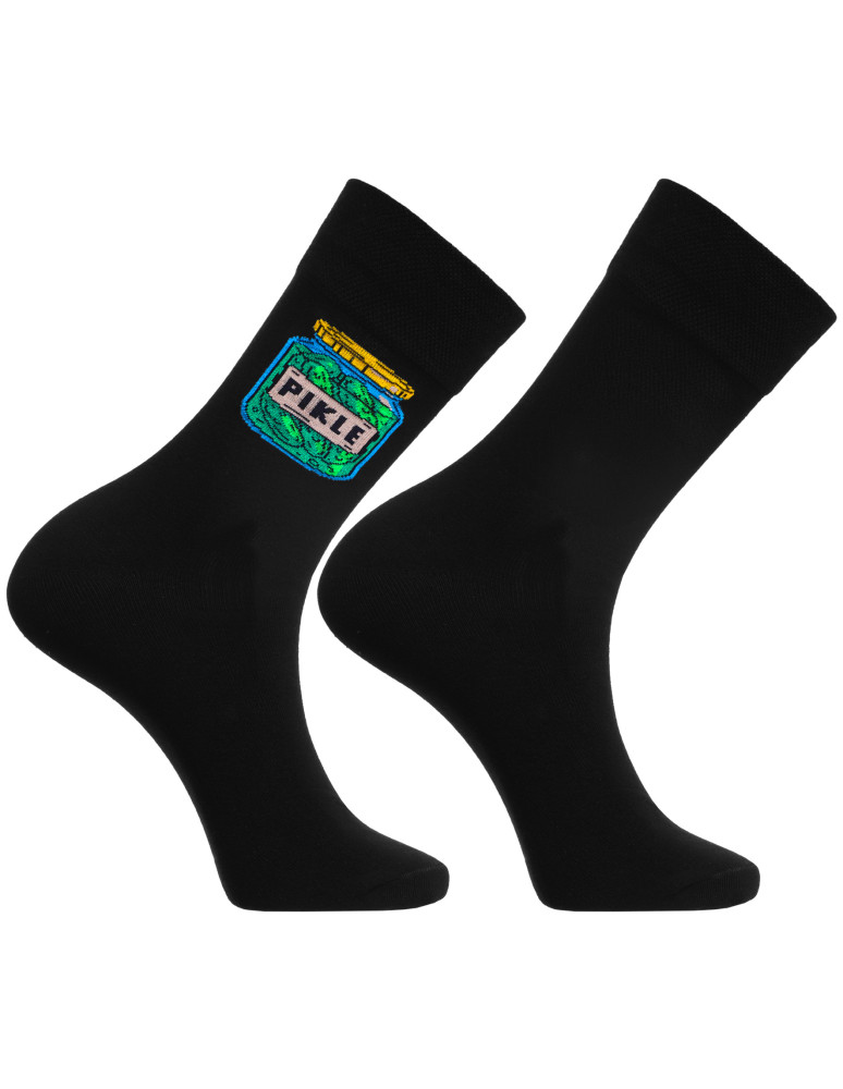 Długie - Skarpety męskie długie w ogórki pikle 3-pak WIELOKOLOROWY - produkt moraj.pl 1