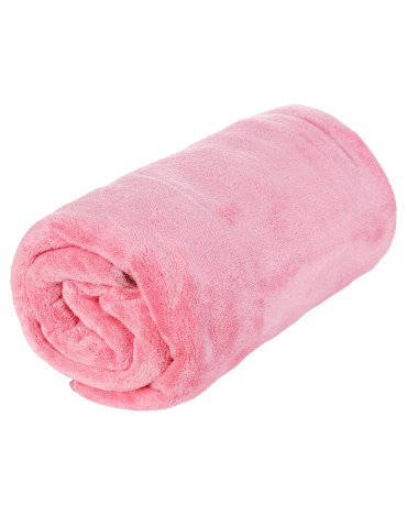 Mikrofibra - Duży ręcznik kąpielowy z mikrofibry 70x140 cm RÓŻOWY - produkt 1