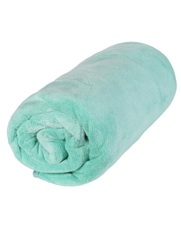 Mikrofibra - Duży ręcznik kąpielowy z mikrofibry 70x140 cm ZIELONY - produkt 1