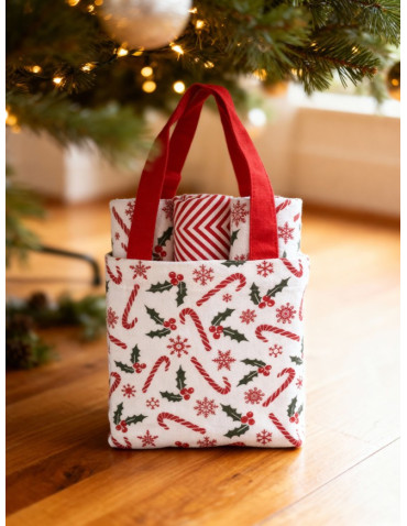 Ręczniki kuchenne świąteczny wzór torba 3-pak