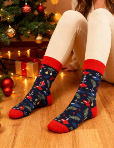 Długie - Skarpety świąteczne wzory w ozdobnej puszce WIELOKOLOROWY - produkt 6