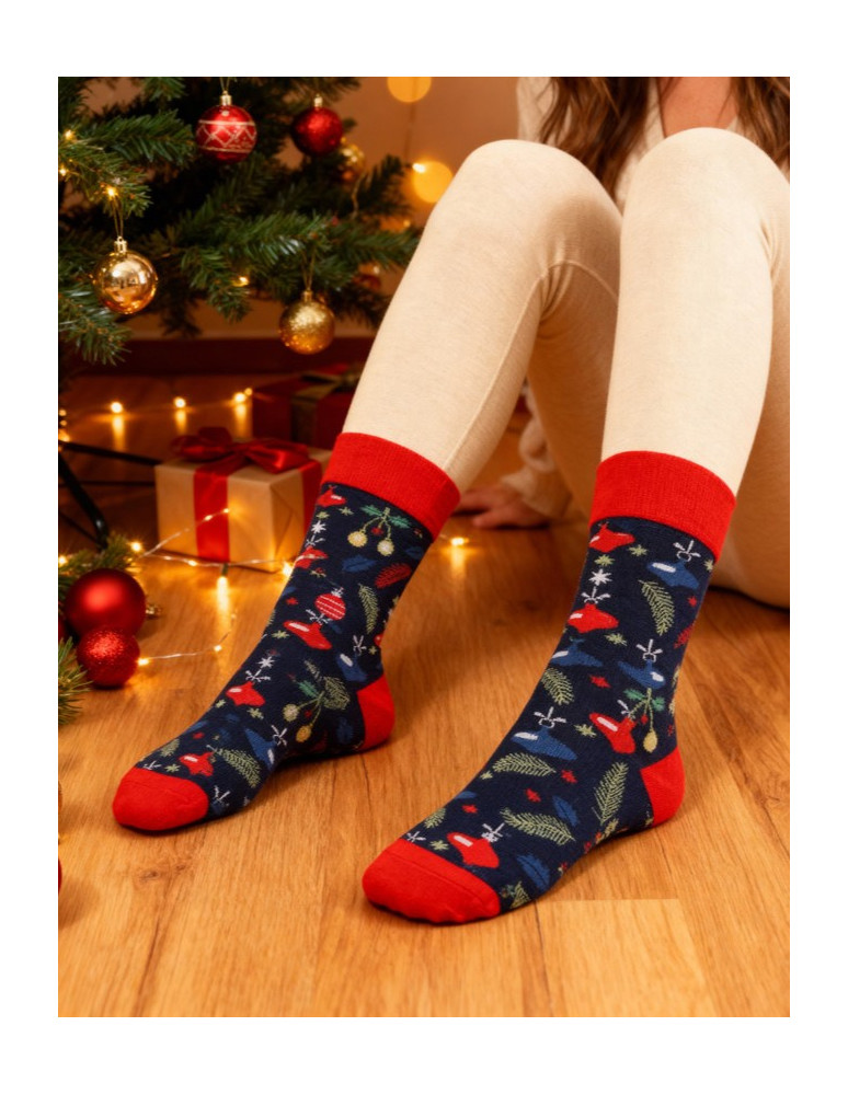 Długie - Skarpety świąteczne wzory w ozdobnej puszce WIELOKOLOROWY  - produkt moraj.pl 6