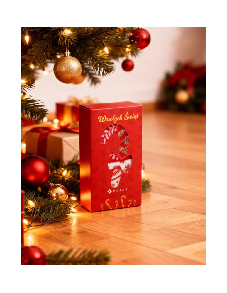 Długie - Damskie skarpetki świąteczne wzory w pudełku 2-pak WIELOKOLOROWY - produkt moraj.pl 8
