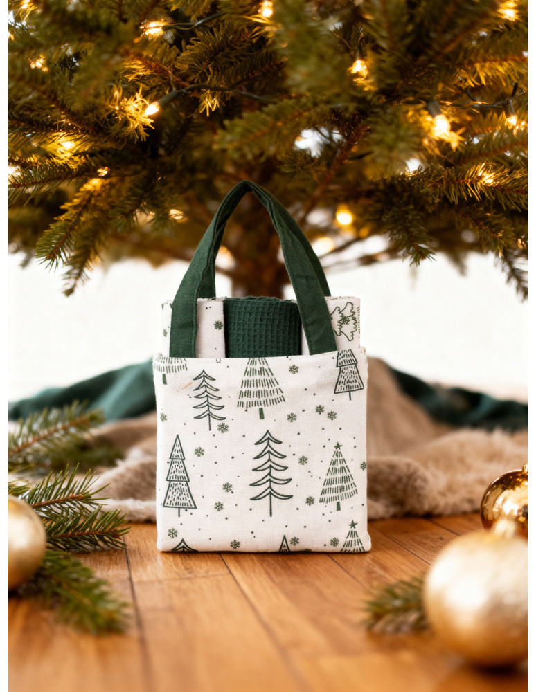 Kuchenne - Ręczniki kuchenne z bawełny w torbie prezentowej 3-pak WIELOKOLOROWY - produkt moraj.pl 1