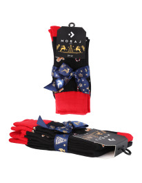 Świąteczne męskie skarpetki długie z pierniczkiem 2-pak  - produkt 2