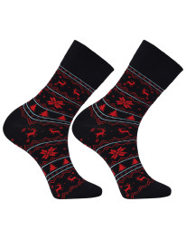 Zestaw męskich skarpetek świątecznych norweskie wzory 2-pak