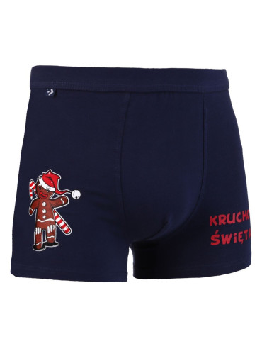 Bokserki męskie świąteczne z zabawnym napisem  - produkt 2
