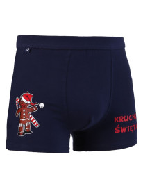 Bokserki męskie świąteczne z zabawnym napisem - produkt 2