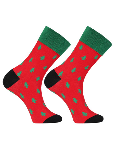 Kategorie produktów - Zestaw męskich skarpetek świątecznych w choinki 2-pak WIELOKOLOROWY - produkt 3