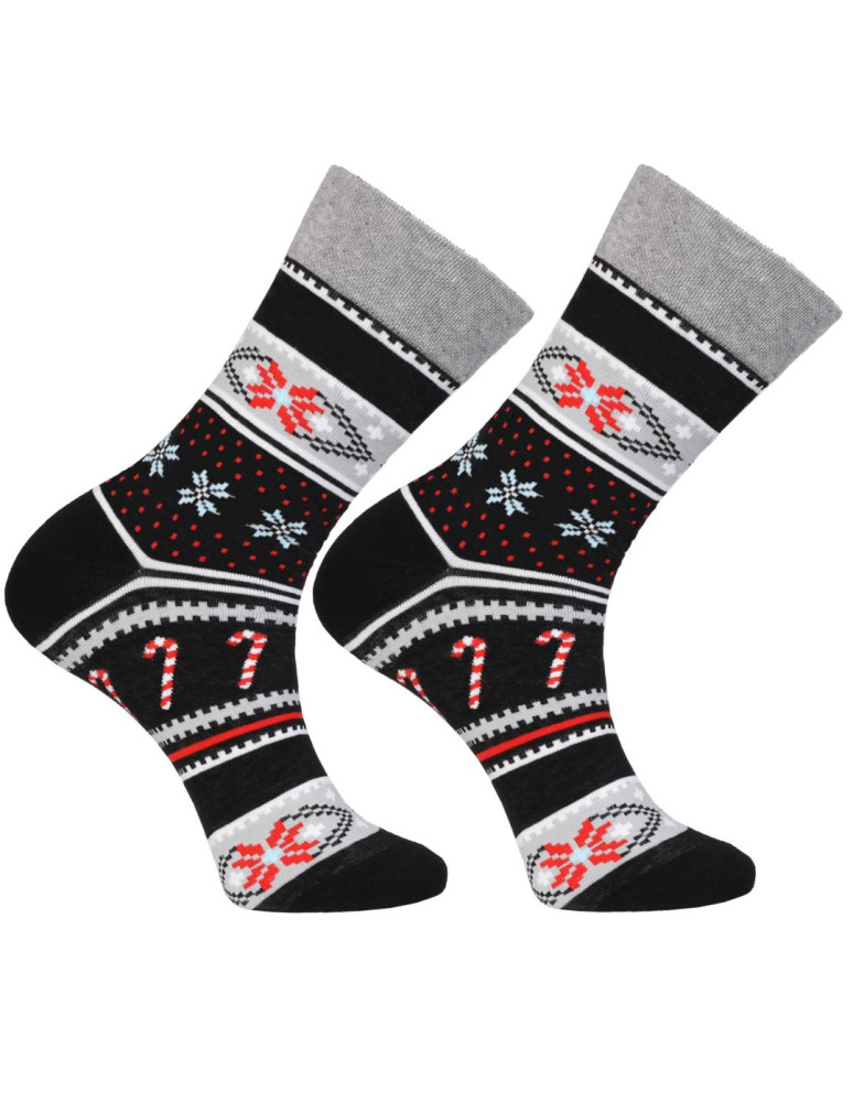 Skarpety - Skarpetki męskie w świąteczny wzór norweski 2-pak WIELOKOLOROWY - produkt moraj.pl 3