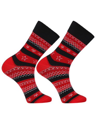 Długie - Zestaw męskich skarpet świątecznych w bombki i gwiazdy 2-pak WIELOKOLOROWY - produkt 5