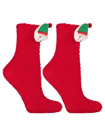 Ciepłe skarpetki świąteczne z elfem  - produkt 2