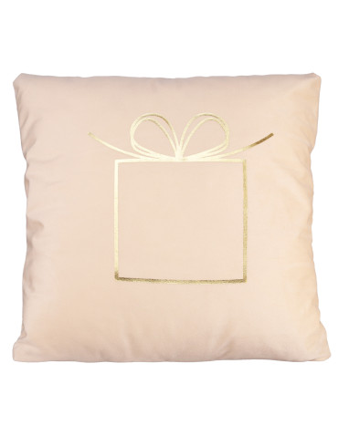 Akcesoria i dekoracje - Zestaw poszewek dekoracyjnych z motywem świątecznym BEŻOWY - produkt 4