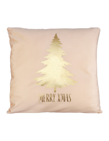 Akcesoria i dekoracje - Zestaw poszewek dekoracyjnych z motywem świątecznym BEŻOWY - produkt 5