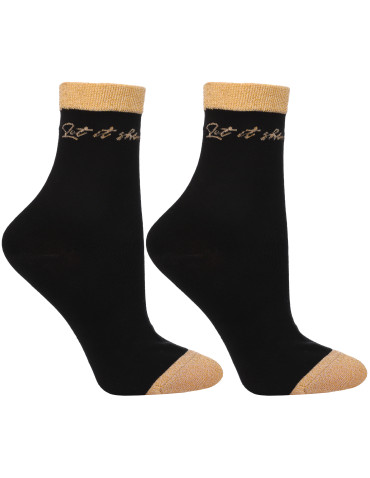 Zestawy prezentowe - Świąteczne skarpetki damskie na prezent CZARNY - produkt 5