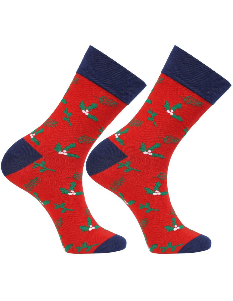 Skarpety - Skarpety męskie długie bawełniane w świąteczne wzory 3-pak WIELOKOLOROWY - produkt moraj.pl 2