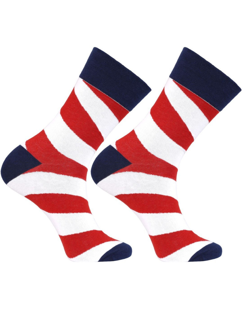 Skarpety - Skarpety męskie długie bawełniane w świąteczne wzory 3-pak WIELOKOLOROWY - produkt moraj.pl 3