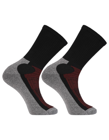 Długie - Skarpety ciepłe męskie długie frotte bawełniane 3-pak WIELOKOLOROWY - produkt 3