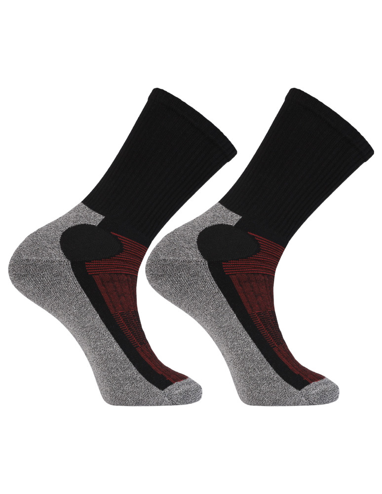 Długie - Skarpety ciepłe męskie długie frotte bawełniane 3-pak WIELOKOLOROWY - produkt moraj.pl 3