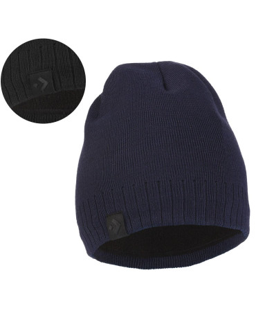 Klasyczna czapka męska gładka ocieplana polarem