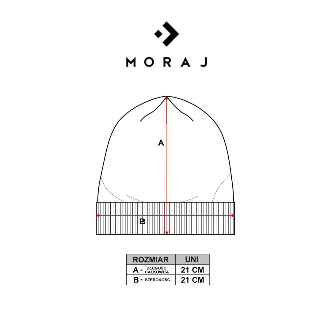 Klasyczna czapka męska gładka ocieplana polarem Klasyczna czapka męska gładka ocieplana polarem