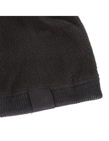 Klasyczna czapka męska gładka ocieplana polarem  - produkt 2