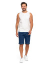 Tank top męski bawełniany koszulka bez rękawów BIAŁY