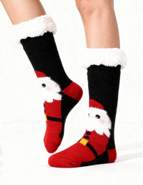 Świąteczne ciepłe skarpety damskie bambosze zimowe - produkt 2
