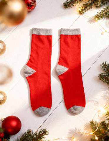Skarpety - Skarpetki damskie w świąteczne pierniczki 2-pak na prezent WIELOKOLOROWY - produkt 10