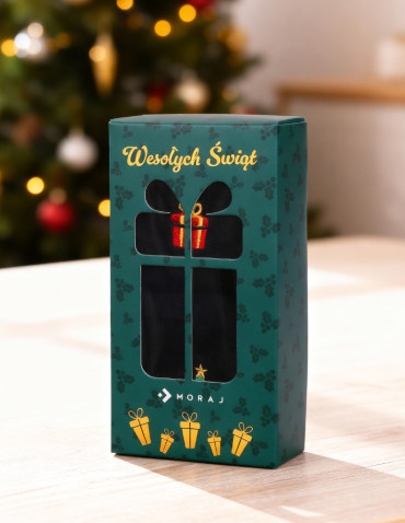 Skarpety męskie świąteczne na prezent zestaw 2-pak