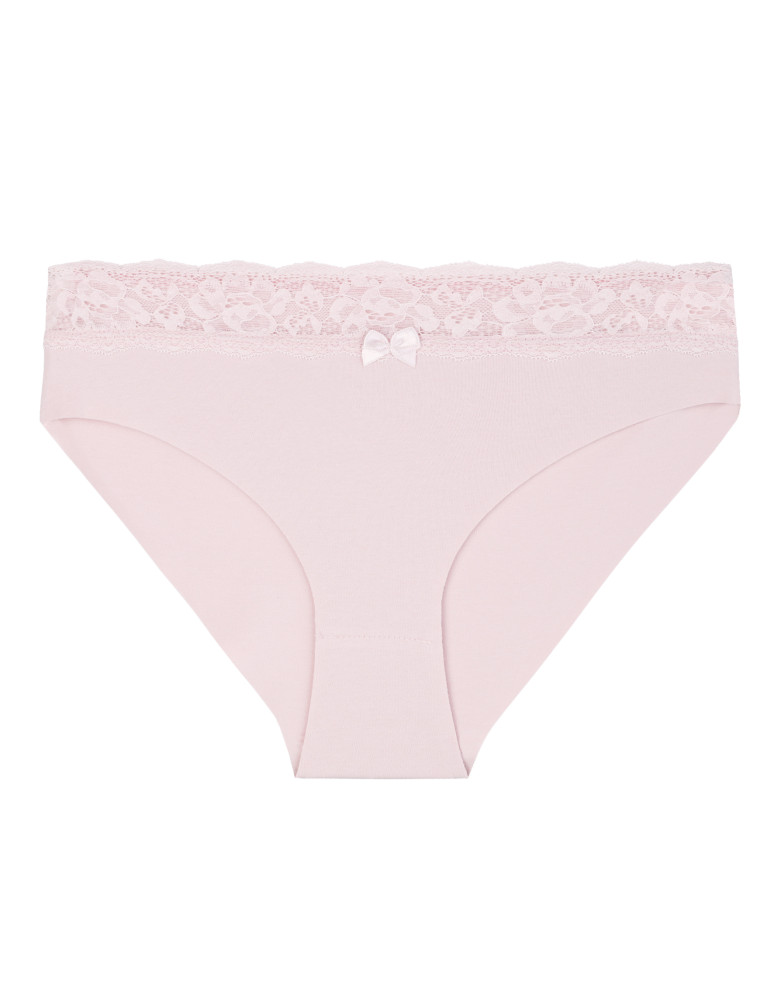 Figi - Majtki damskie figi laserowo cięte wykończone koronką 12-pak WIELOKOLOROWY  - produkt moraj.pl 2