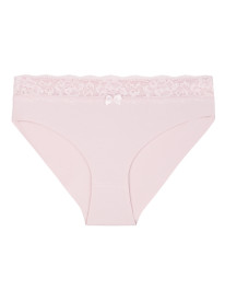 Majtki damskie figi laserowo cięte wykończone koronką 12-pak - produkt 2