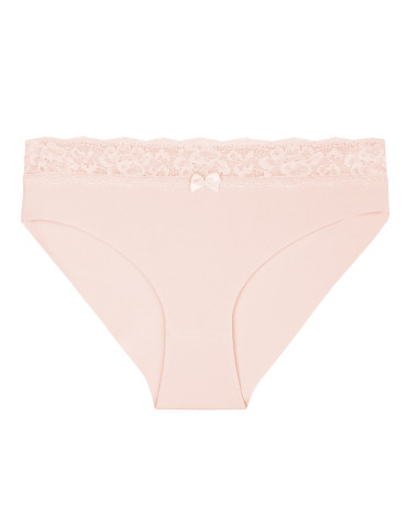 Figi - Majtki damskie figi laserowo cięte wykończone koronką 12-pak WIELOKOLOROWY - produkt 4