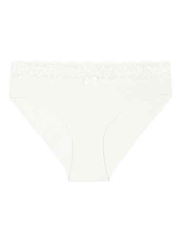 Figi - Majtki damskie figi laserowo cięte wykończone koronką 12-pak WIELOKOLOROWY - produkt 7