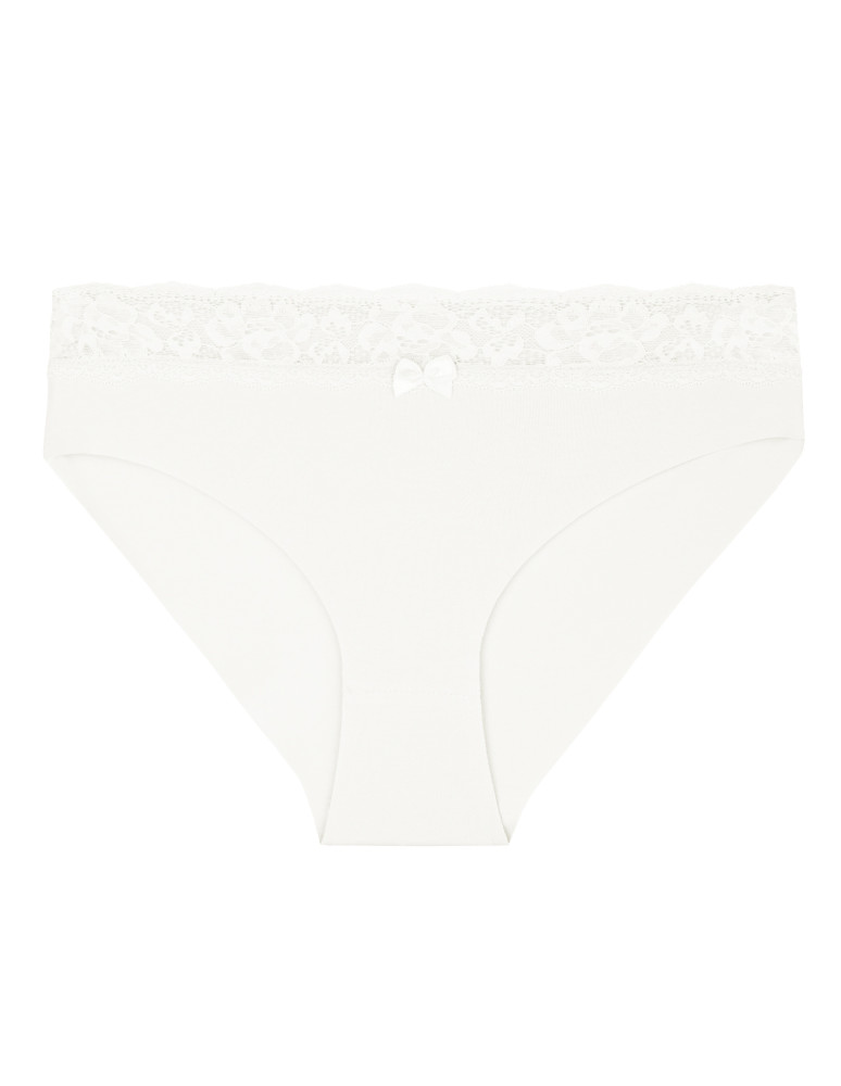 Figi - Majtki damskie figi laserowo cięte wykończone koronką 12-pak WIELOKOLOROWY  - produkt moraj.pl 7