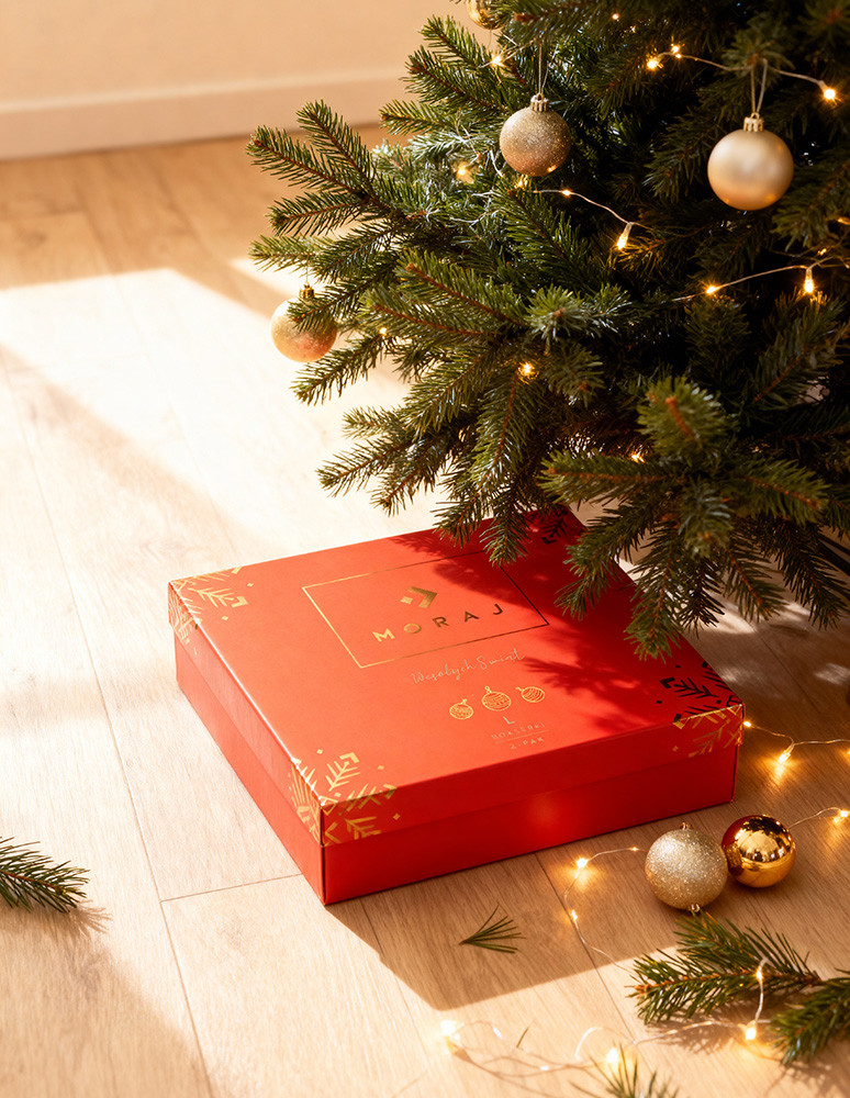 Zestawy prezentowe - Bokserki męskie świąteczny wzór zestaw prezentowy 2-pak WIELOKOLOROWY - produkt moraj.pl 3