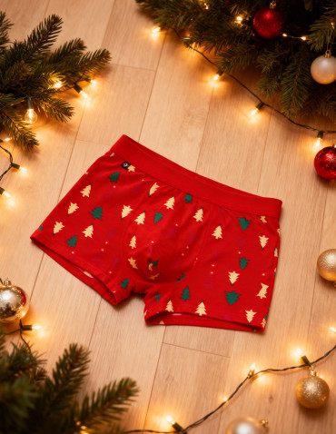 Bokserki męskie świąteczny wzór zestaw prezentowy 2-pak  - produkt 2