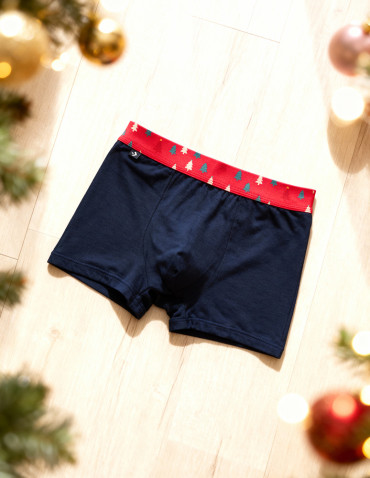 Bokserki męskie świąteczny wzór zestaw prezentowy 2-pak  - produkt 2