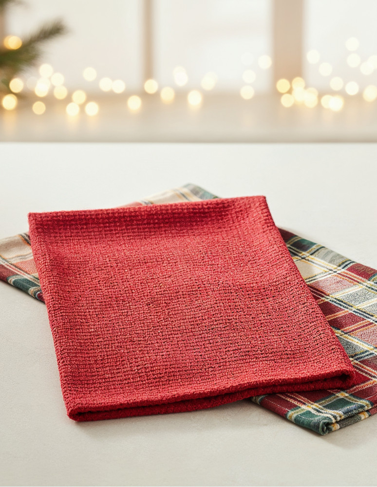 Kuchenne - Zestaw prezentowy ręczników kuchennych 3-pak WIELOKOLOROWY  - produkt moraj.pl 2