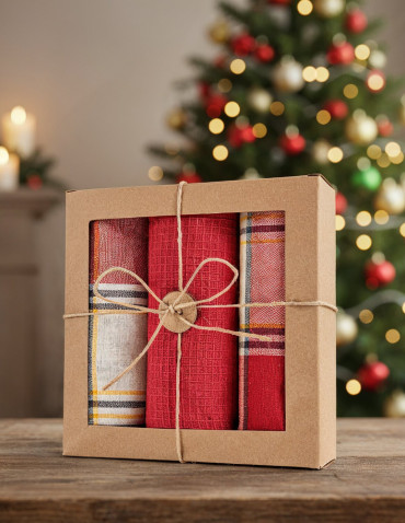 Zestaw prezentowy ręczników kuchennych 3-pak