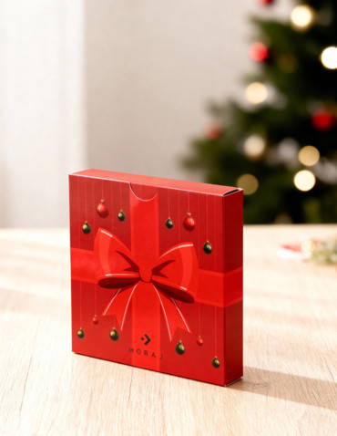 Bokserki dopasowane - Świąteczne bokserki męskie z Mikołajem prezentowe WIELOKOLOROWY - produkt 7