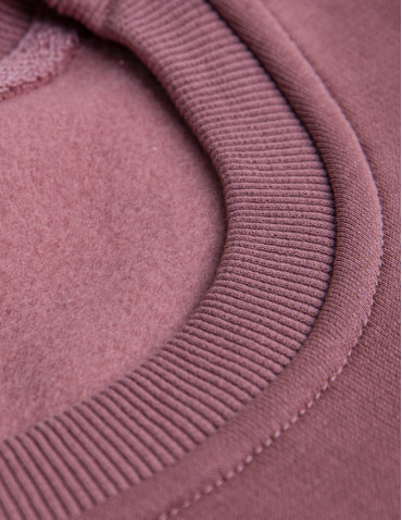 Bluzy - Damska bluza ocieplana z kieszeniami RÓŻOWY - produkt 8