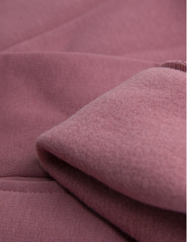 Bluzy - Damska bluza ocieplana z kieszeniami RÓŻOWY - produkt 9