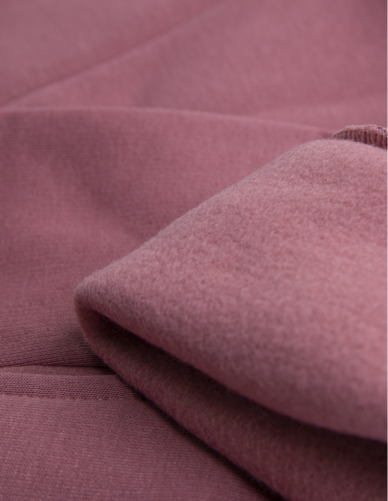 Bluzy - Damska bluza ocieplana z kieszeniami RÓŻOWY - produkt moraj.pl 9